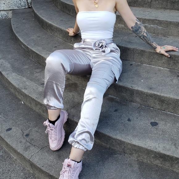 Silk trousers - Picture 3 of 7